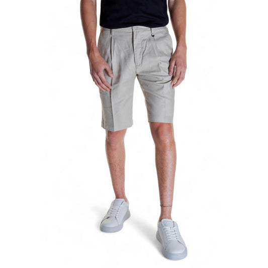2304770 Antony Morato Bermuda Beige Lino Uomo