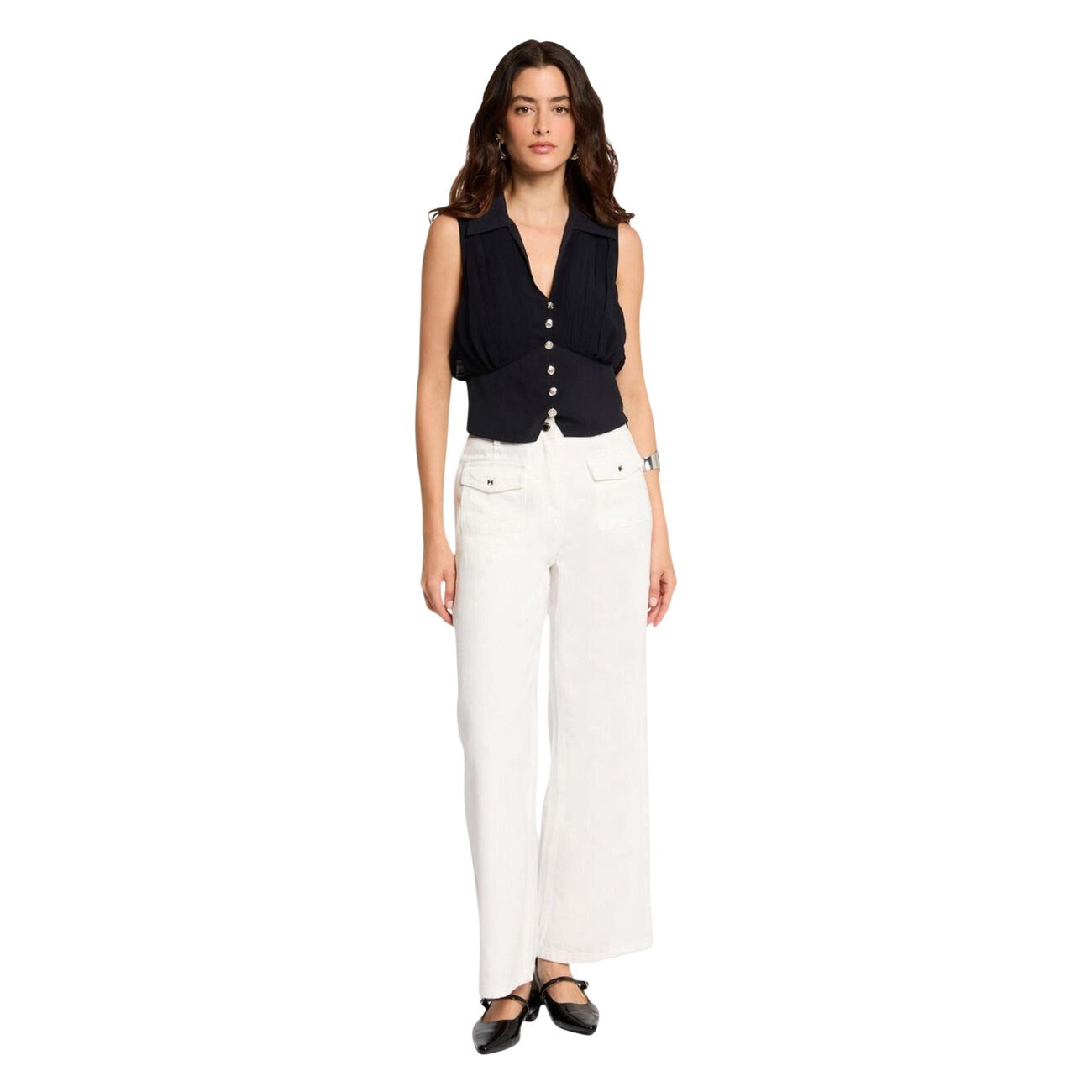 511324 Morgan De Toi Blusa Blu Smanicata Donna Primavera/Estate