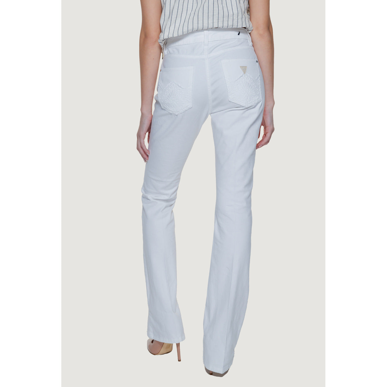 474177 Guess Pantaloni Bianco Donna Primavera/Estate