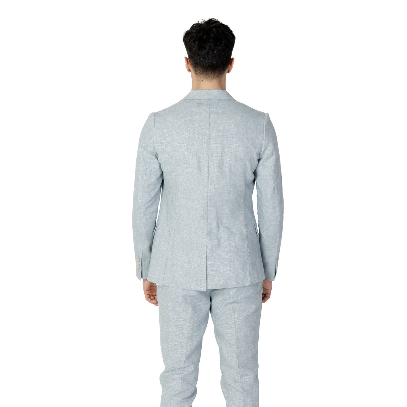 430326 Antony Morato Giacca Verde Melange Lino Uomo