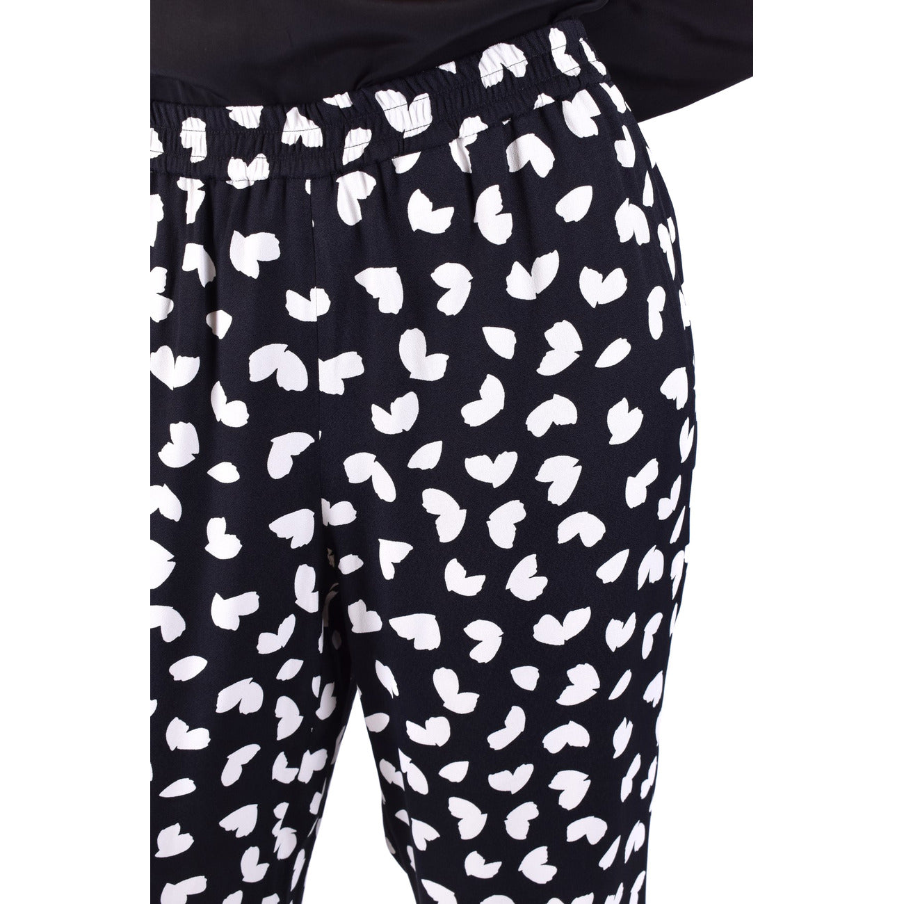2433301 Michael Kors Pantaloni Neri Floreali Donna