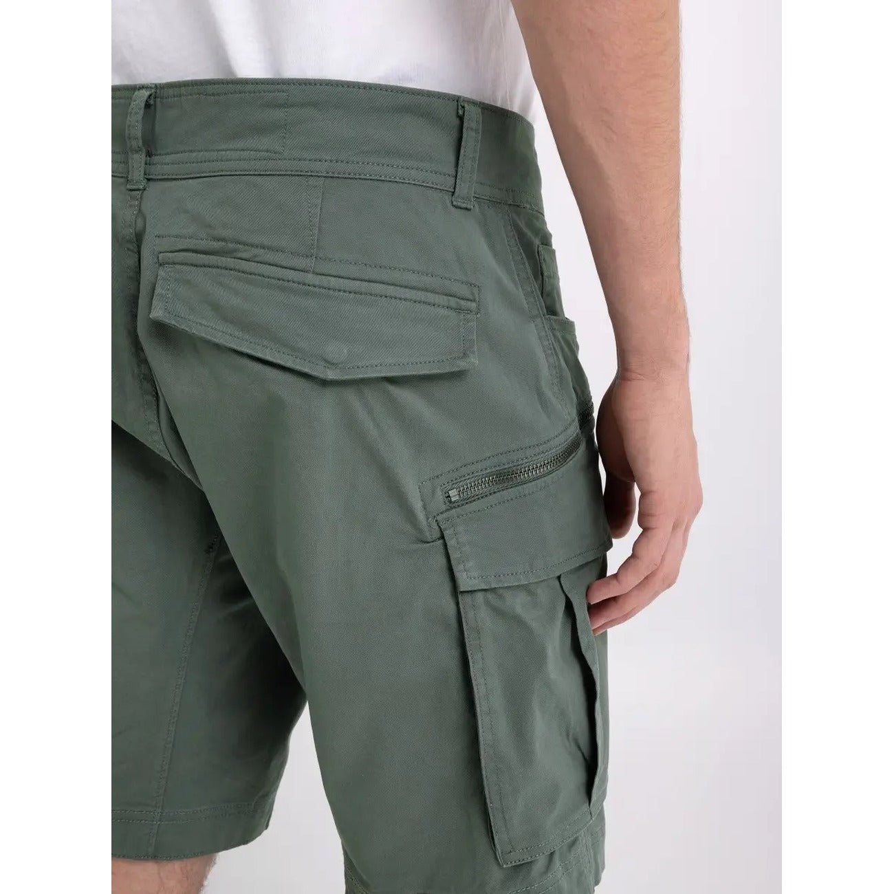 2291410 Replay Bermuda Verde Multipocket Uomo