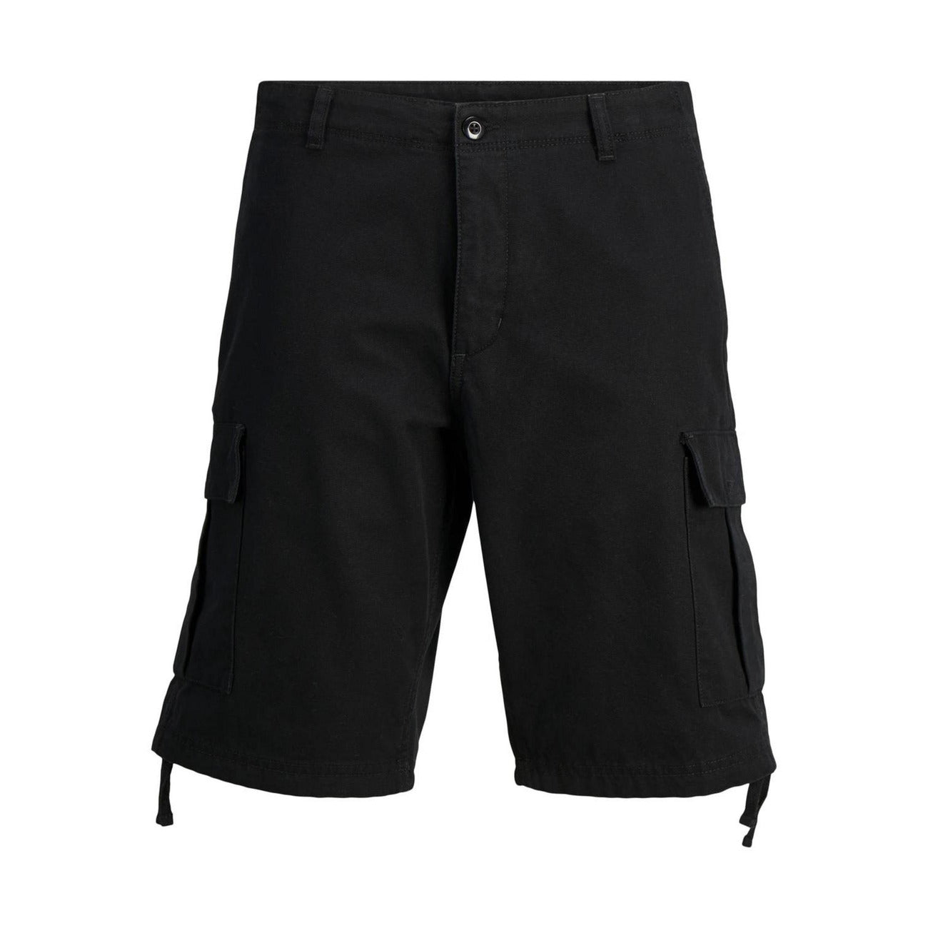 2225243 Jack & Jones Bermuda Nero Multipocket Uomo