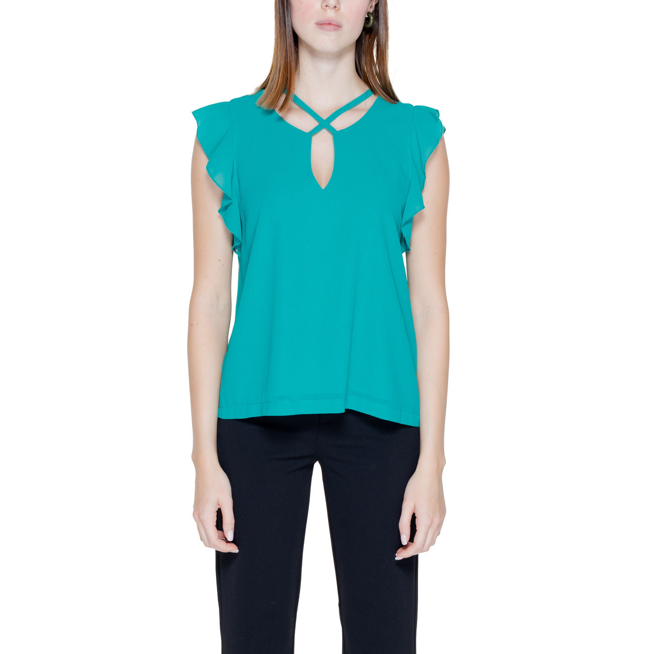 477301 Rinascimento Blusa Verde Donna Primavera/Estate