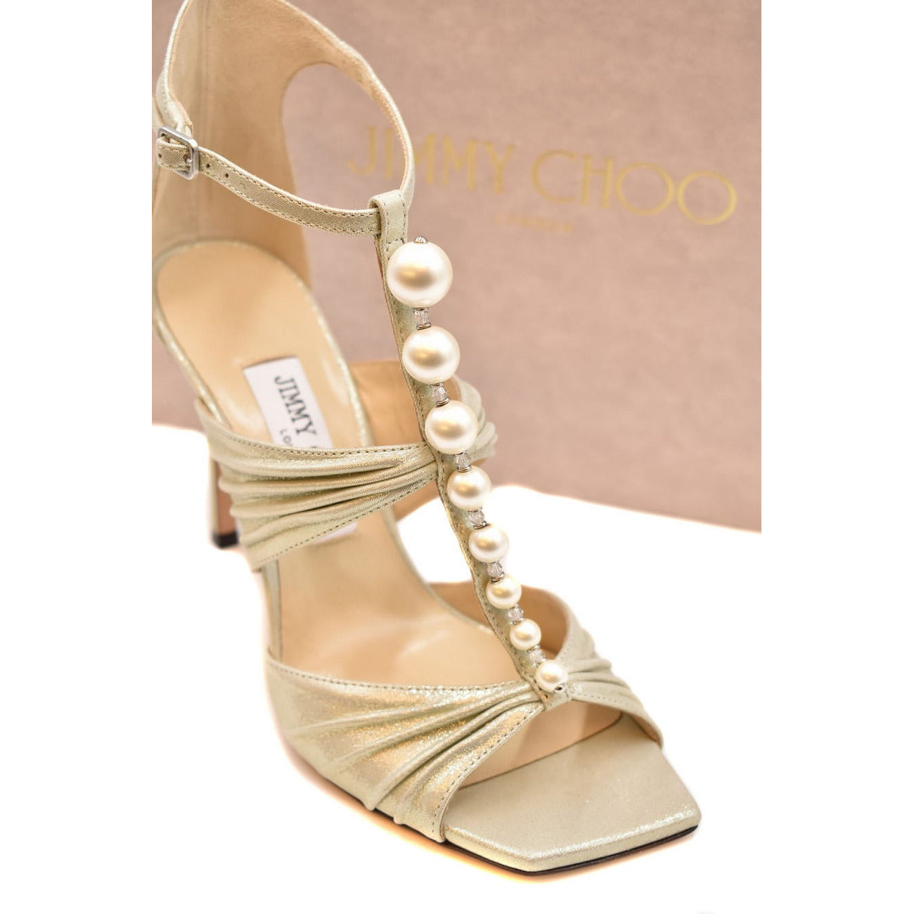 490984 Jimmy Choo Sandali Beige Donna Primavera/Estate