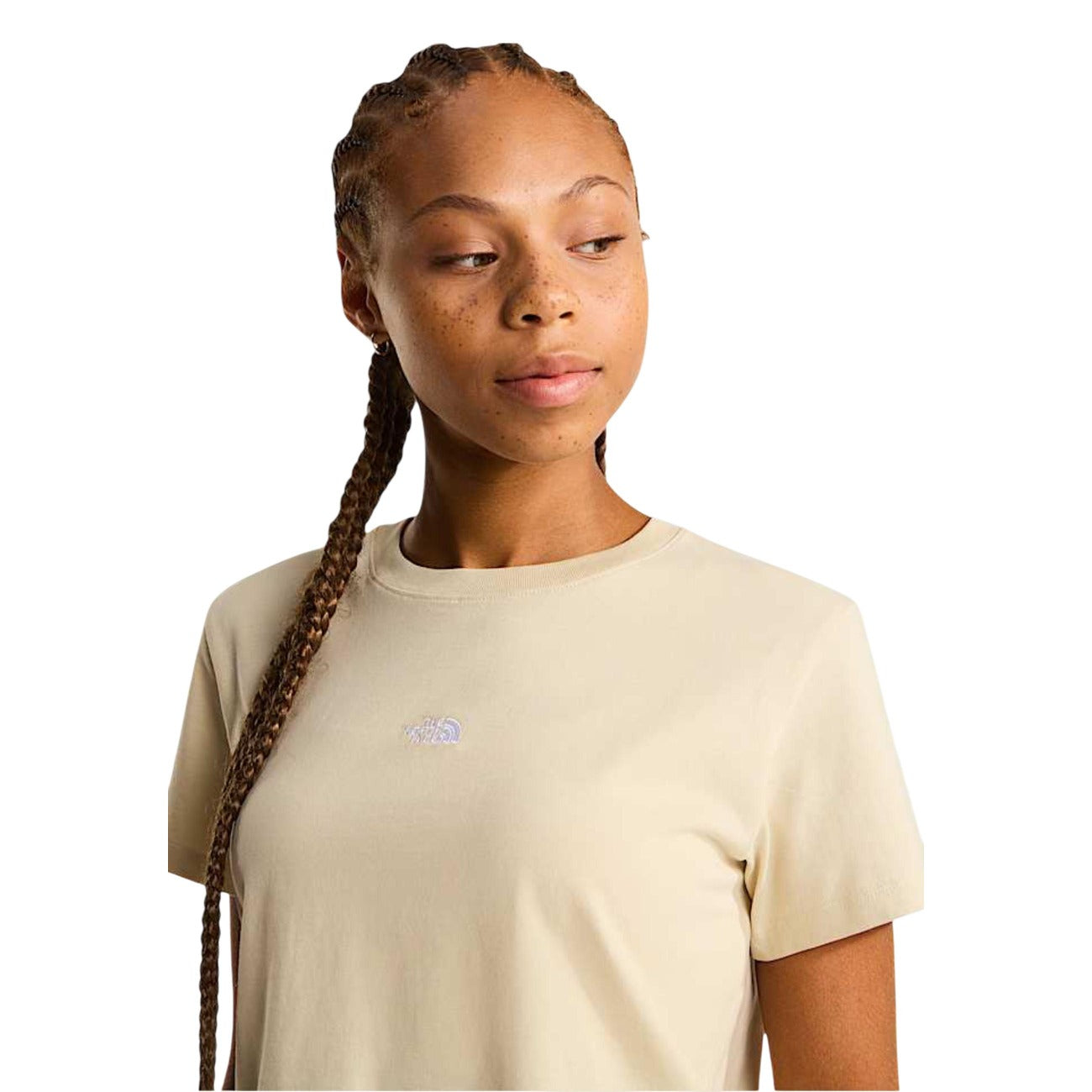517611 The North Face T-Shirt Beige Maniche Corte Donna