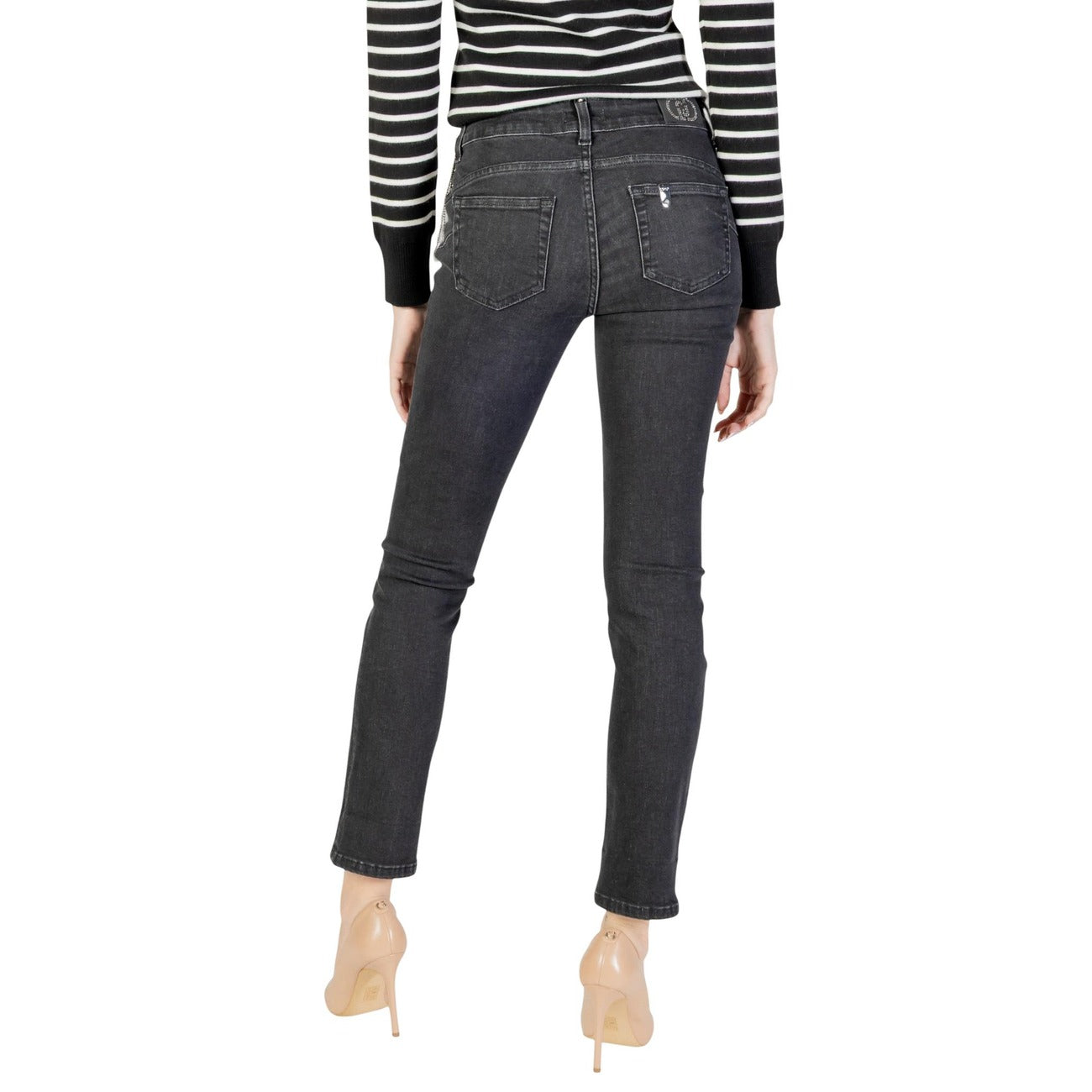 493083 Liu Jo Jeans Neri Cotone Donna