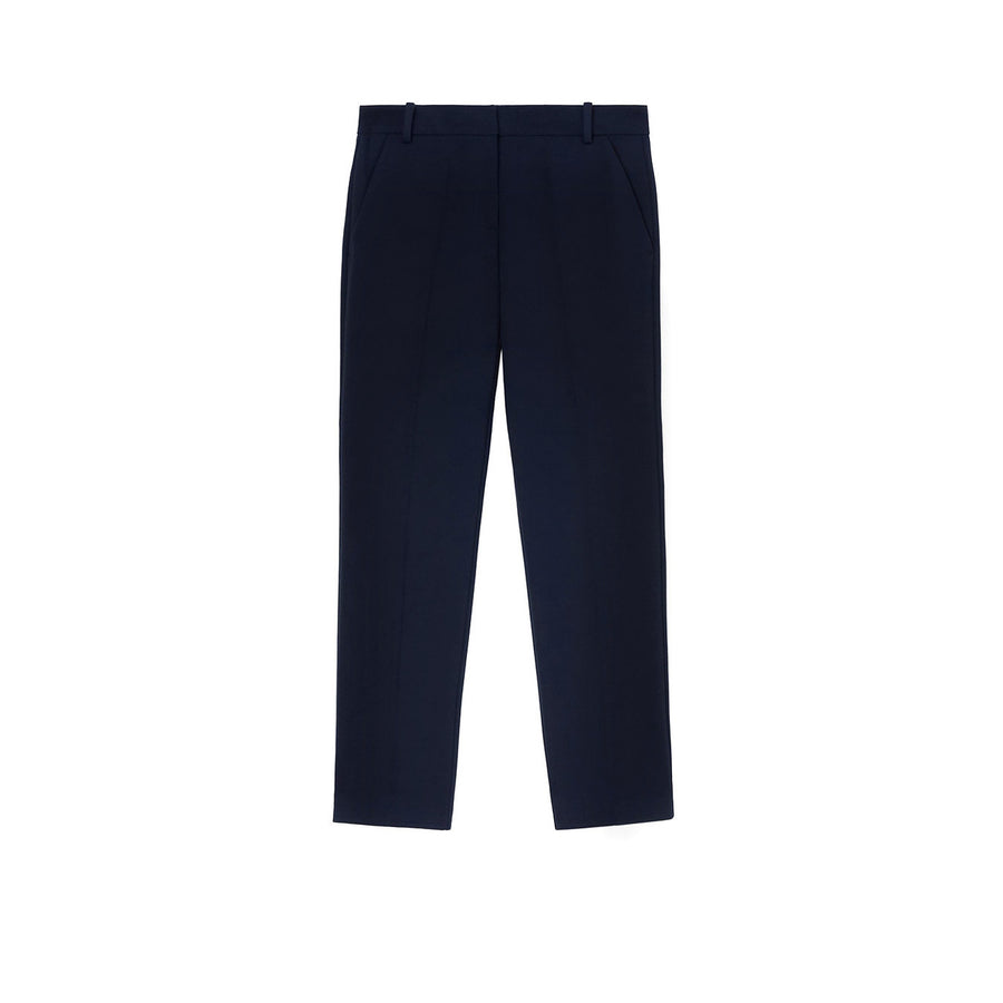 Pantaloni Blu Donna Viscosa 67% Nylon 28%
