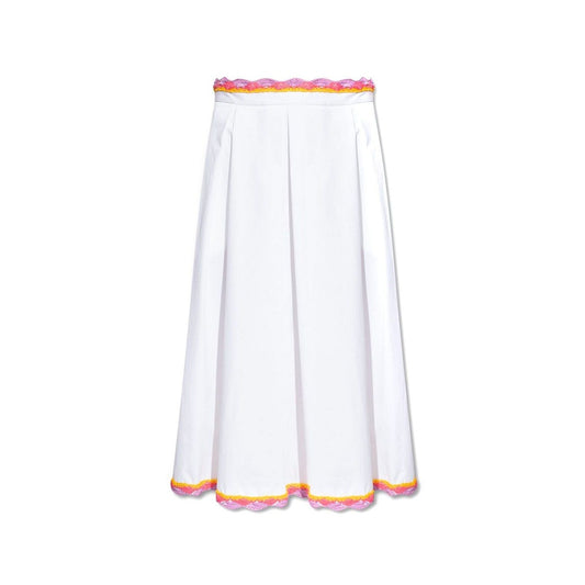 487290 Moschino Gonna Bianca Donna Primavera/Estate