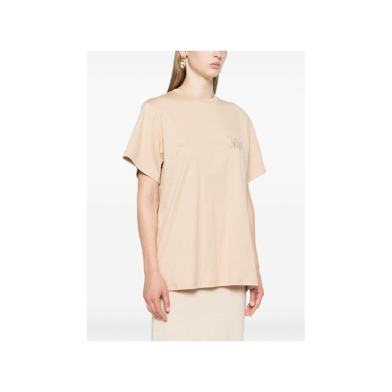 493887 Maxmara T-shirt Beige Donna Primavera/Estate