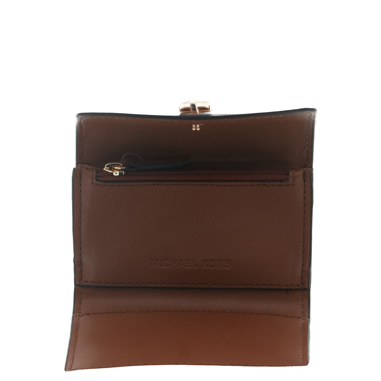 508963 Michael Kors Portafoglio Marrone Stampa Donna