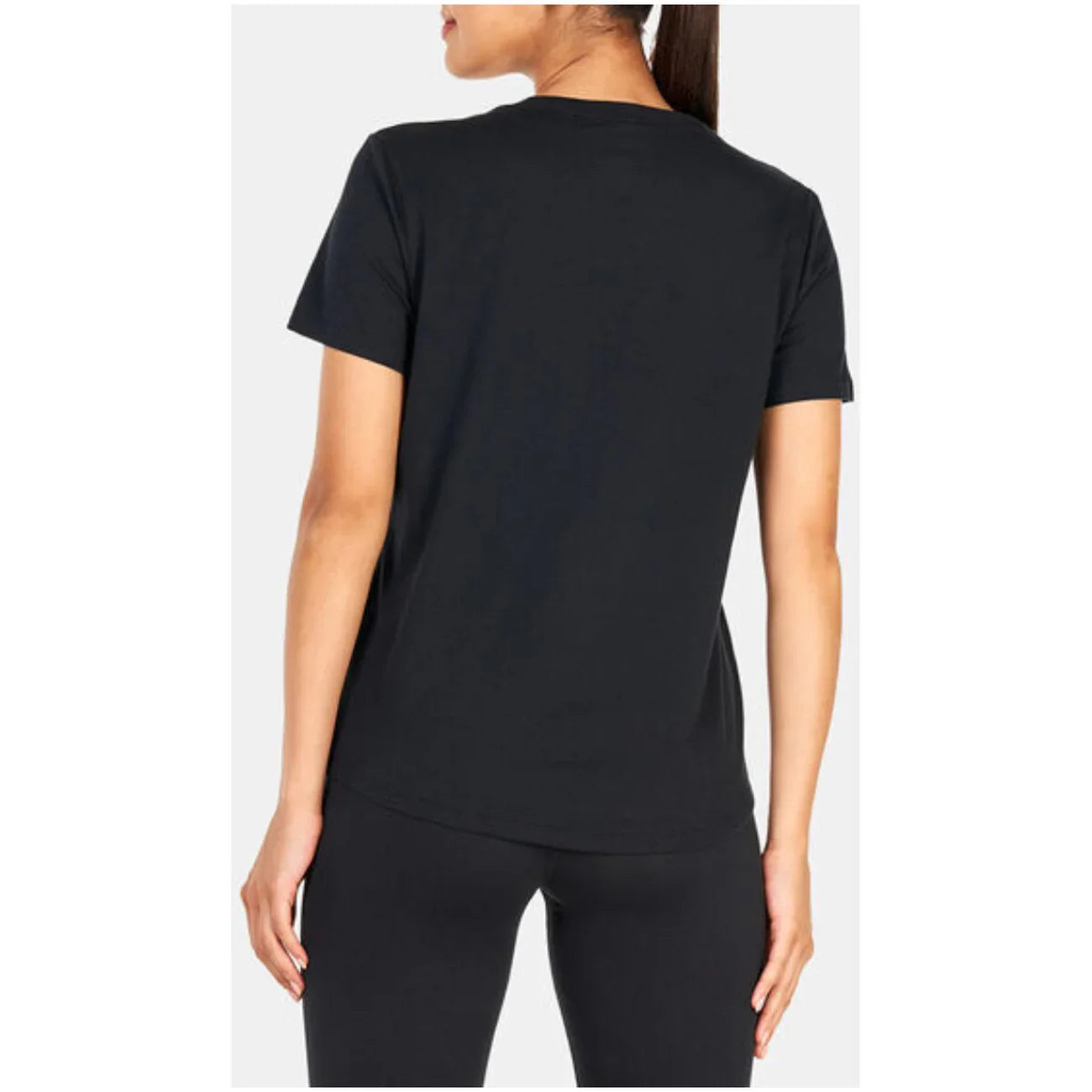 2386463 Nike T-Shirt Donna Nera Cotone Stampa