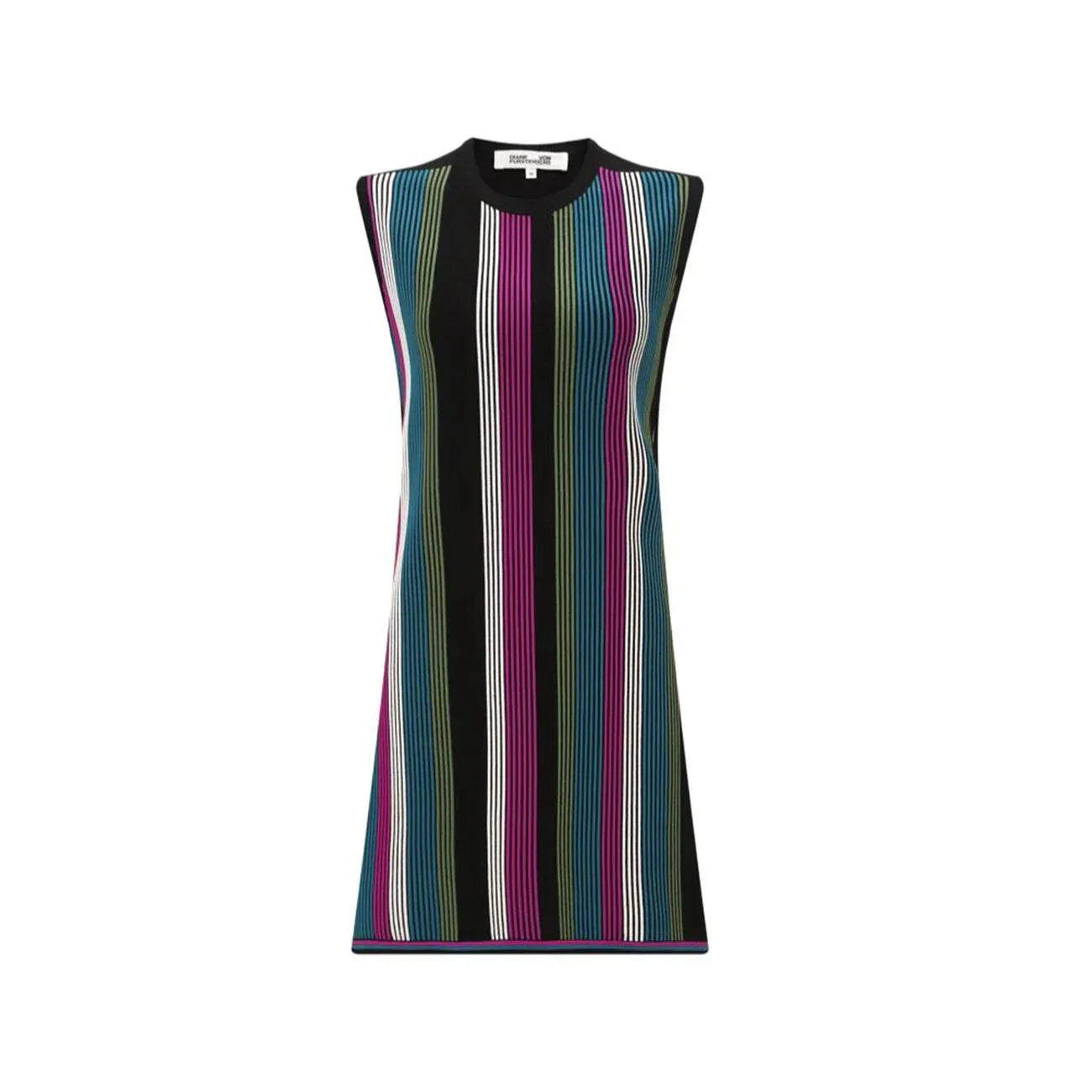 2431092 Diane Von Furstenberg Abito Multicolore Corto Donna Righe