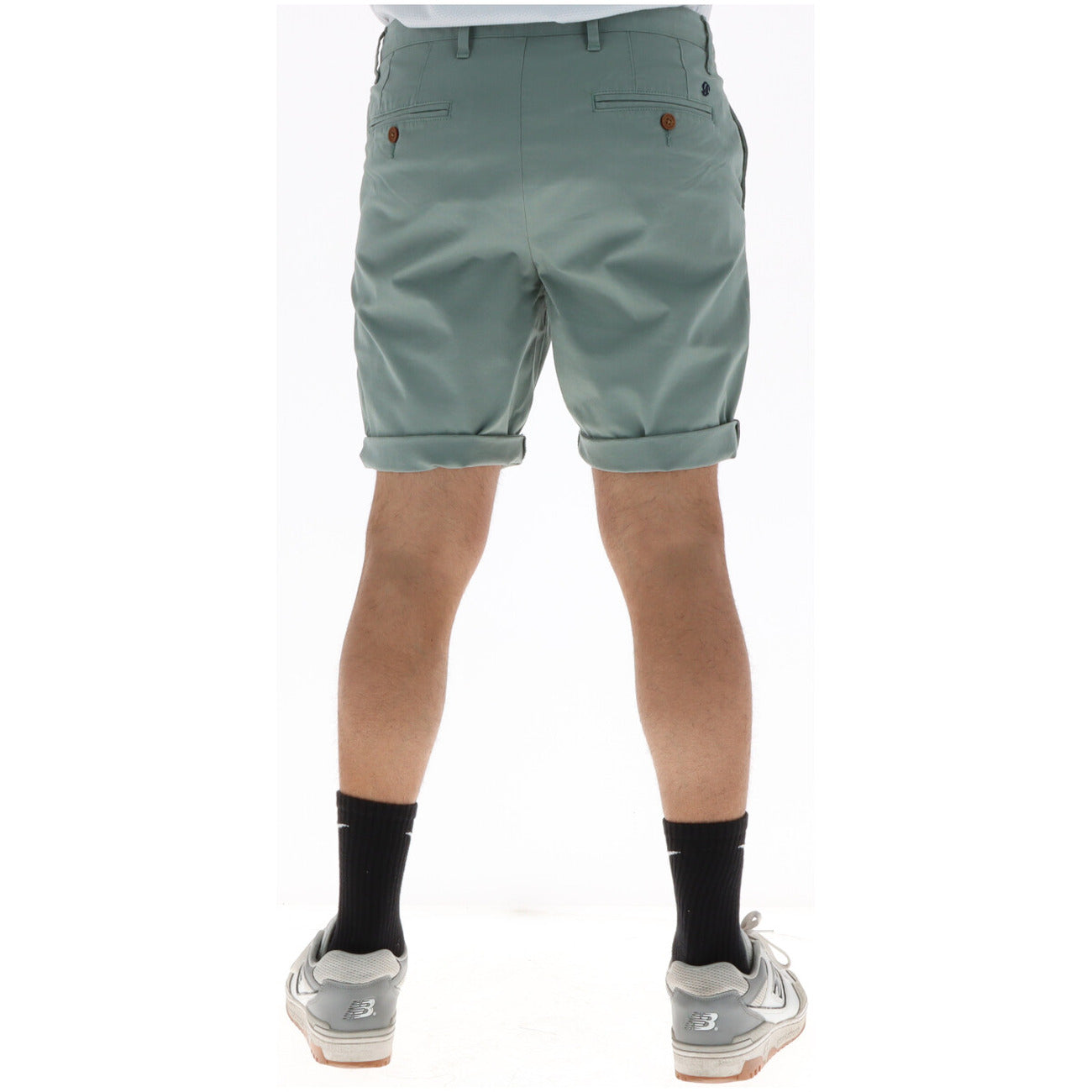 2461520 Superdry Bermuda Verde Zip Tasche Uomo