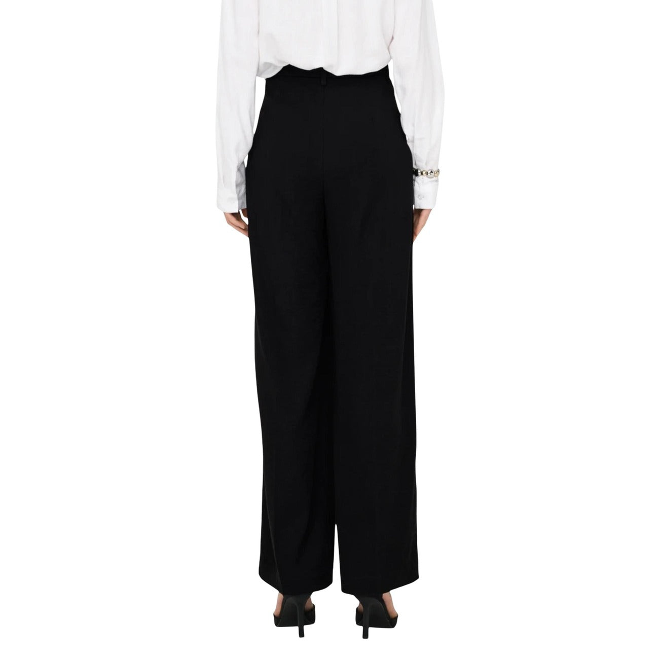 514467 Jacqueline De Yong Pantaloni Neri Donna Primavera/Estate