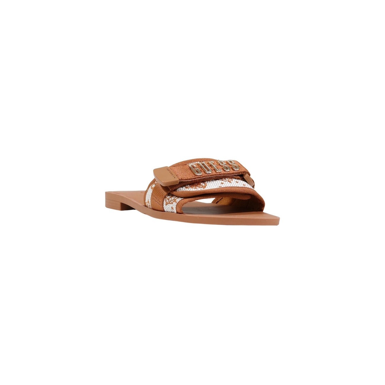 2455198 Guess Ciabatte Cammello Stampa Donna