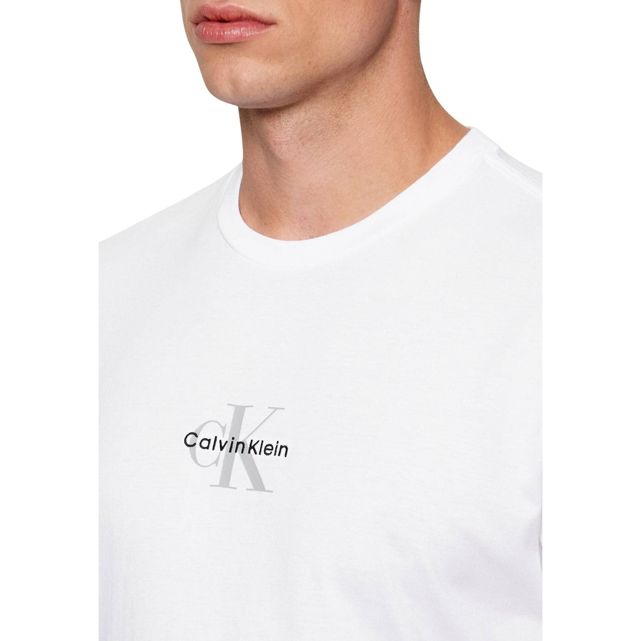 2446300 Calvin Klein Jeans T-Shirt Bianca Uomo