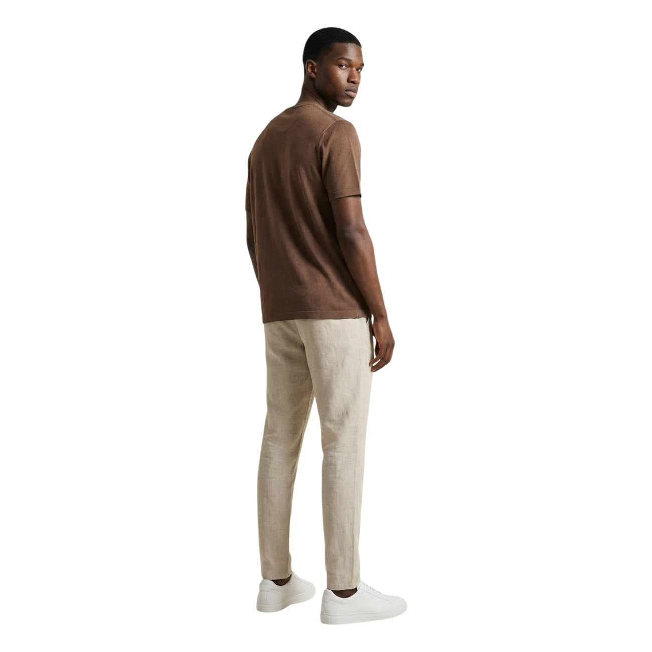2455657 Gianni Lupo T-Shirt Marrone Uomo