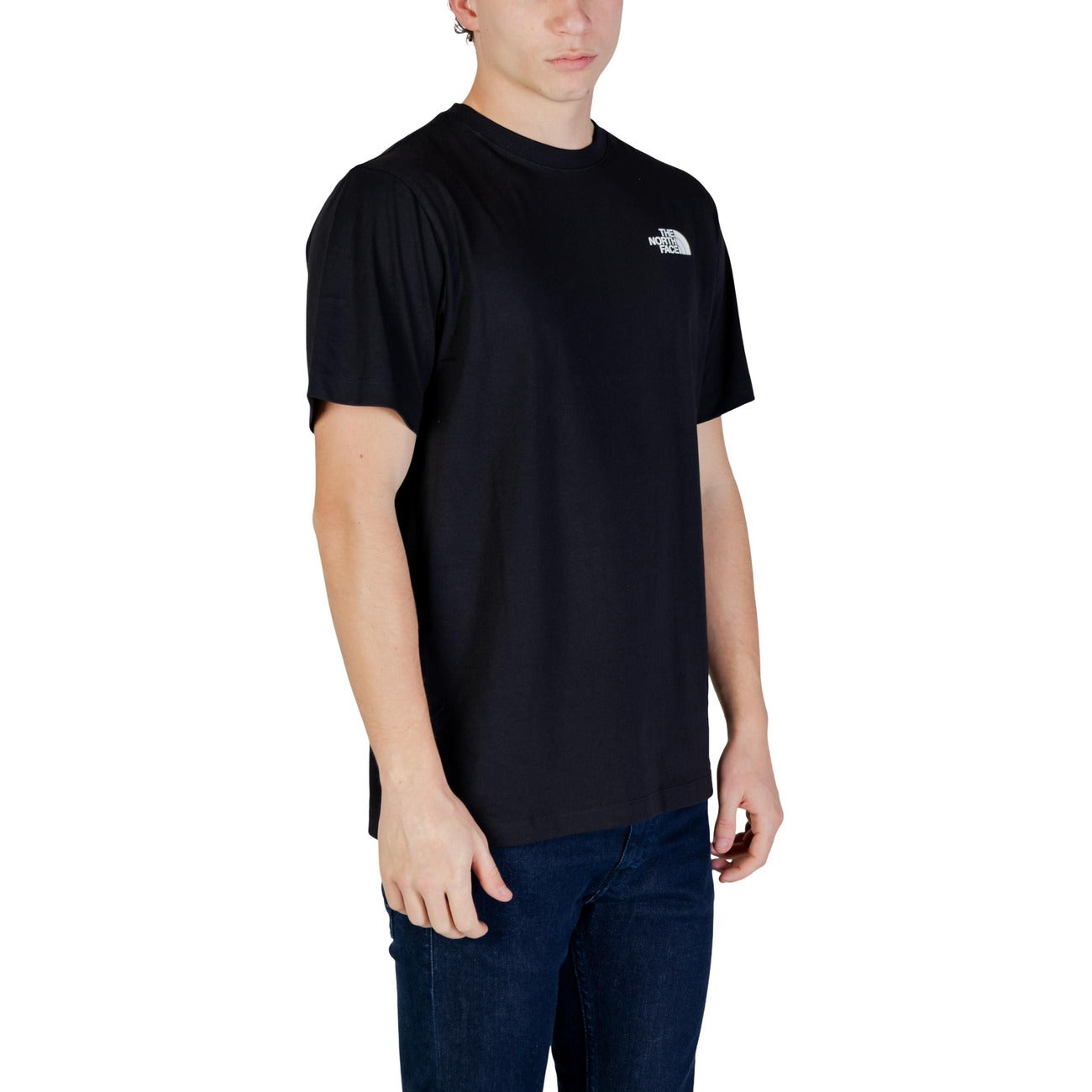 2450755 The North Face T-Shirt Nera Cotone Poliestere Uomo