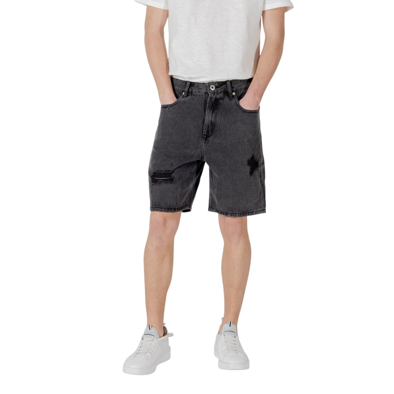 2417911 Gianni Lupo Bermuda Nero Uomo