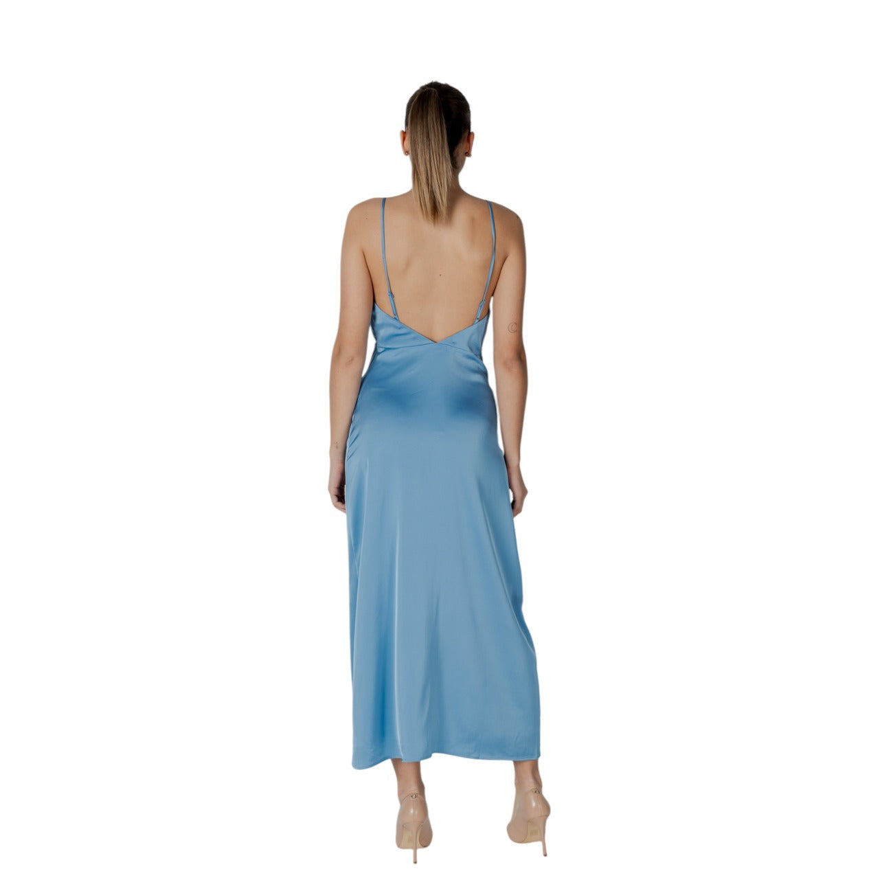 484053 Vila Clothes Abito Turchese DonnaPrimavera/Estate