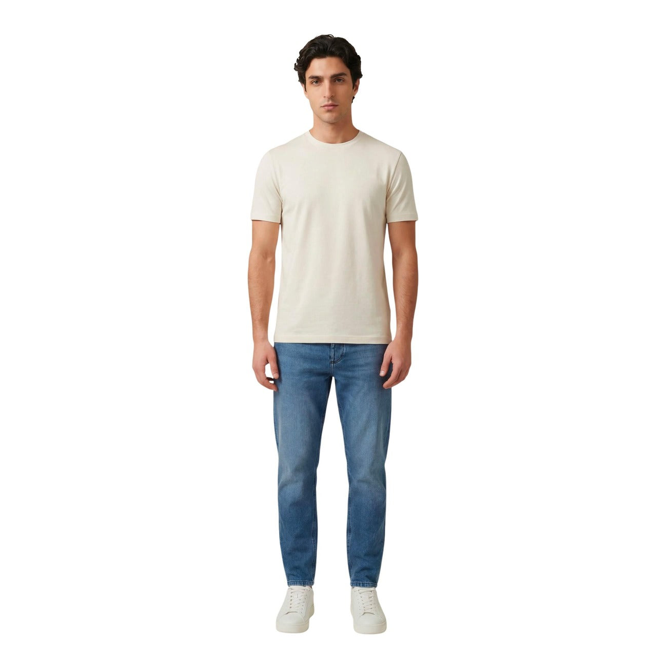 2454354 Antony Morato T-Shirt Beige Cotone Uomo