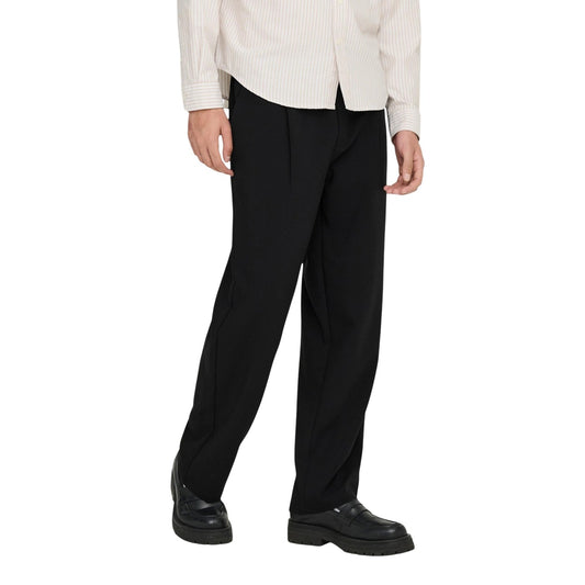 2454475 Only & Sons Pantaloni Nero Poliestere Uomo