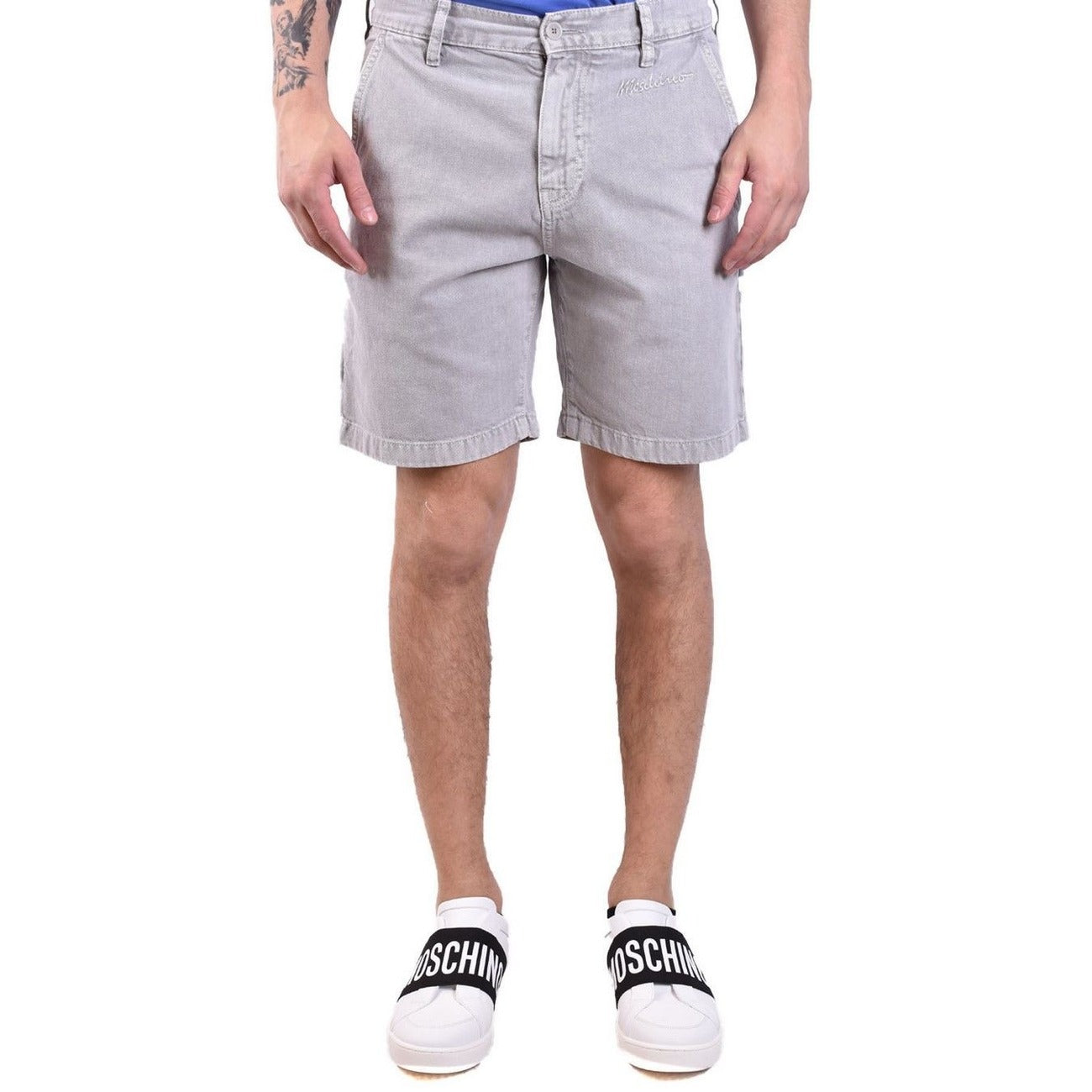 2425130 Moschino Bermuda Grigio Uomo