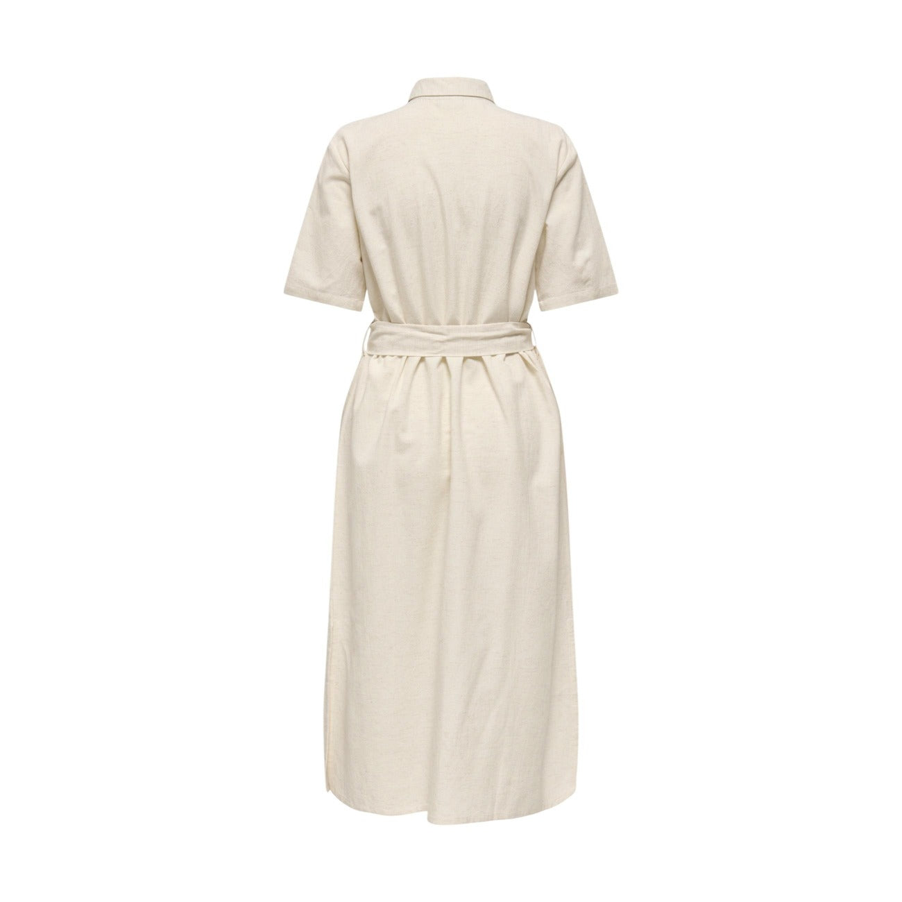 517458 Jacqueline De Yong Abito Beige Corto con Cintura Donna