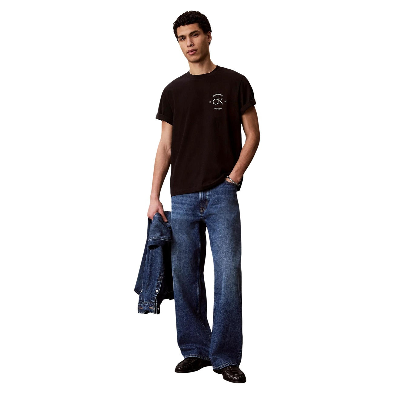2459966 Calvin Klein Jeans T-Shirt Nero Uomo