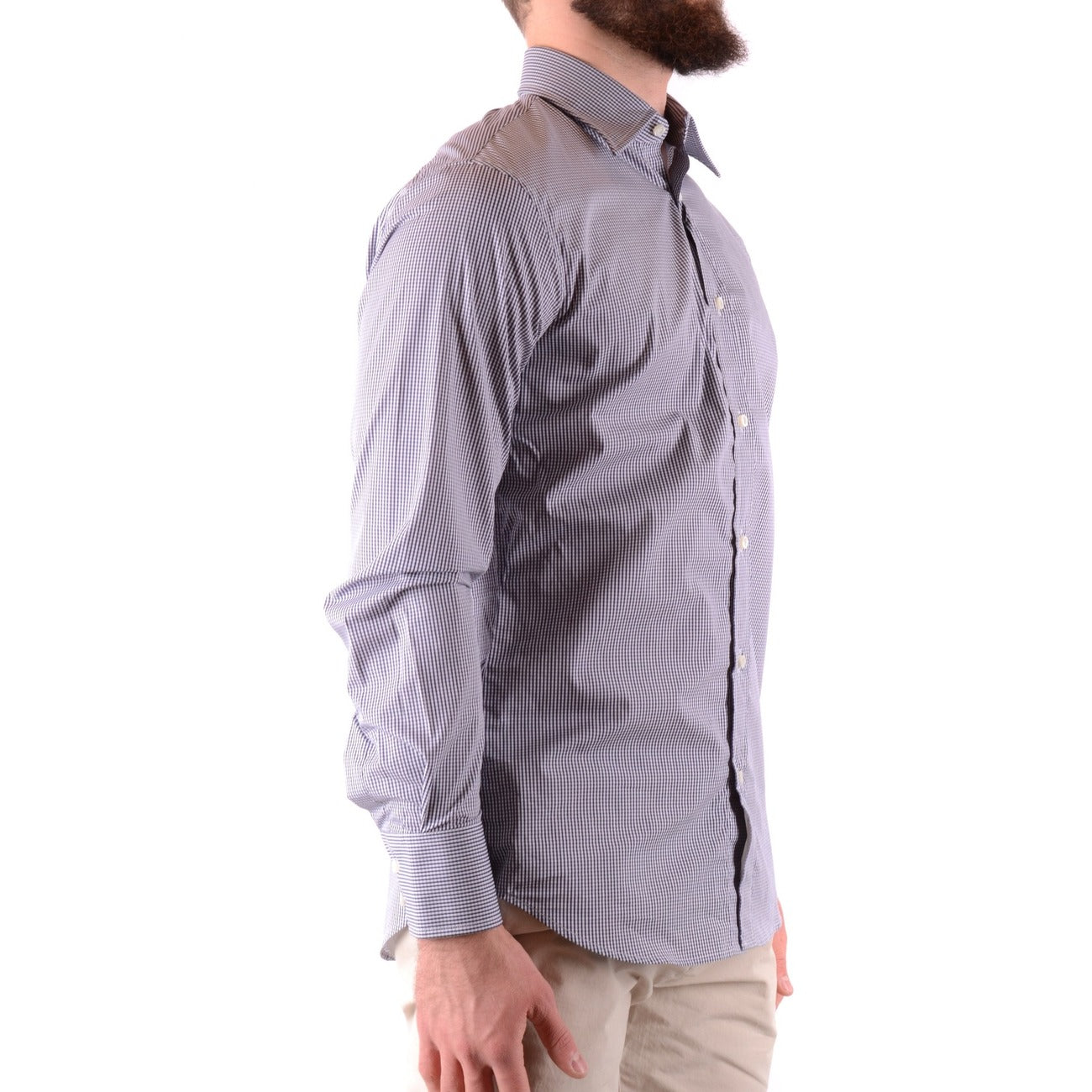 2425186 Dsquared Camicia Multicolore Quadri Cotone Uomo