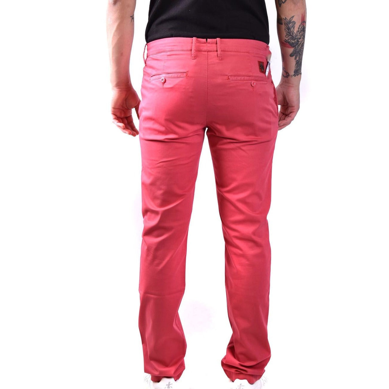2437791 Jacob Cohen Pantaloni Rosso 100% Cotone Uomo