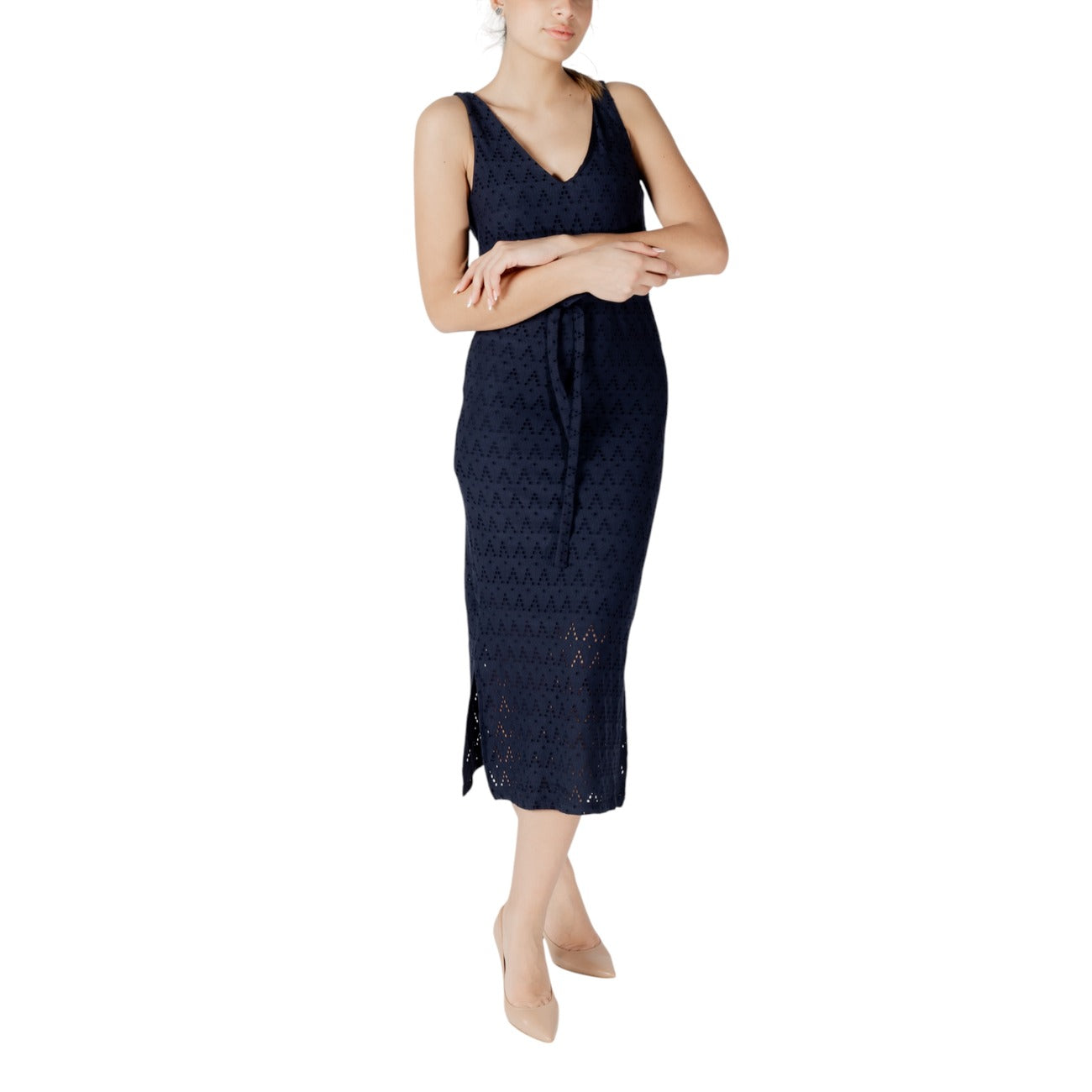 485719 Vila Clothes Abito Blu Donna Primavera/Estate