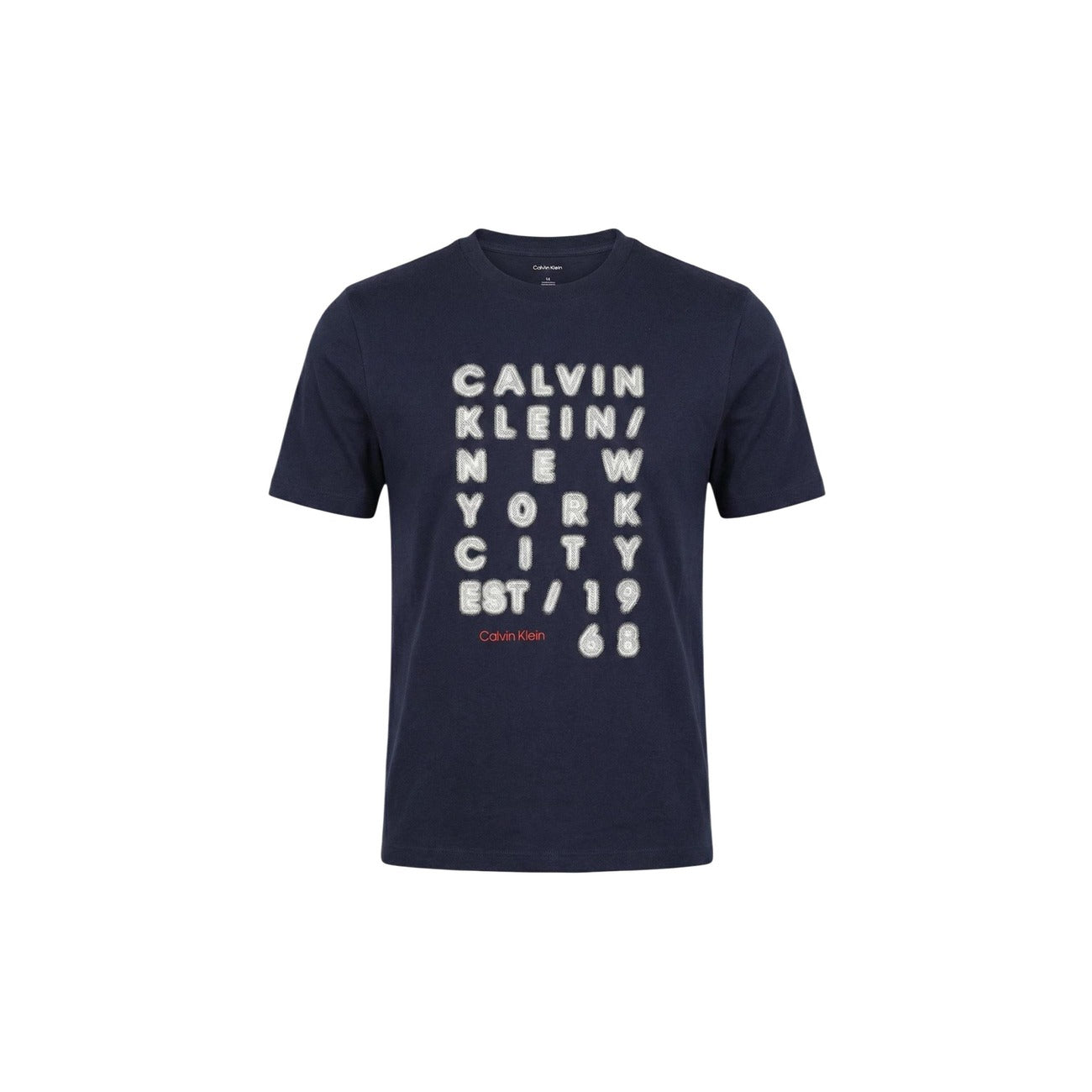 2456329 Calvin Klein Jeans T-Shirt Blu con Stampa Uomo