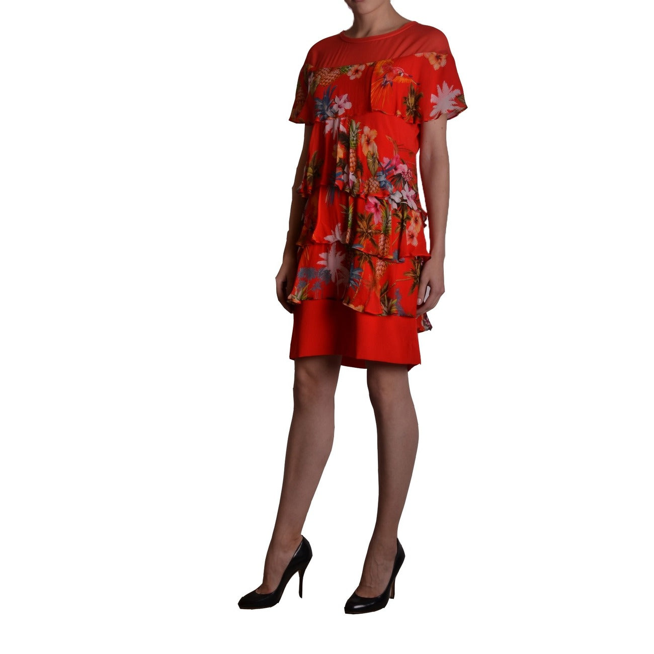 486889 Pinko Abito Rosso Stampa Donna