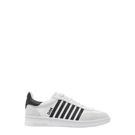 503102 Dsquared Sneakers Bianco Pelle Uomo