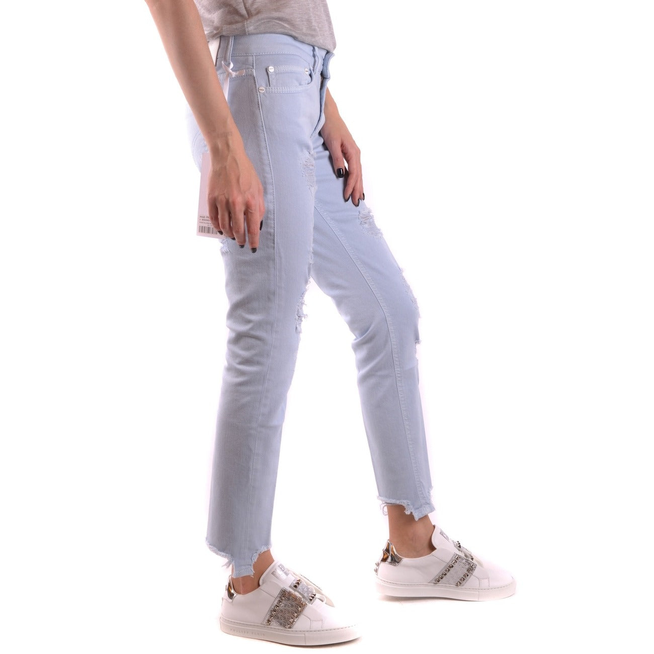 2429951 Dondup Jeans Azzurri Strappati Donna