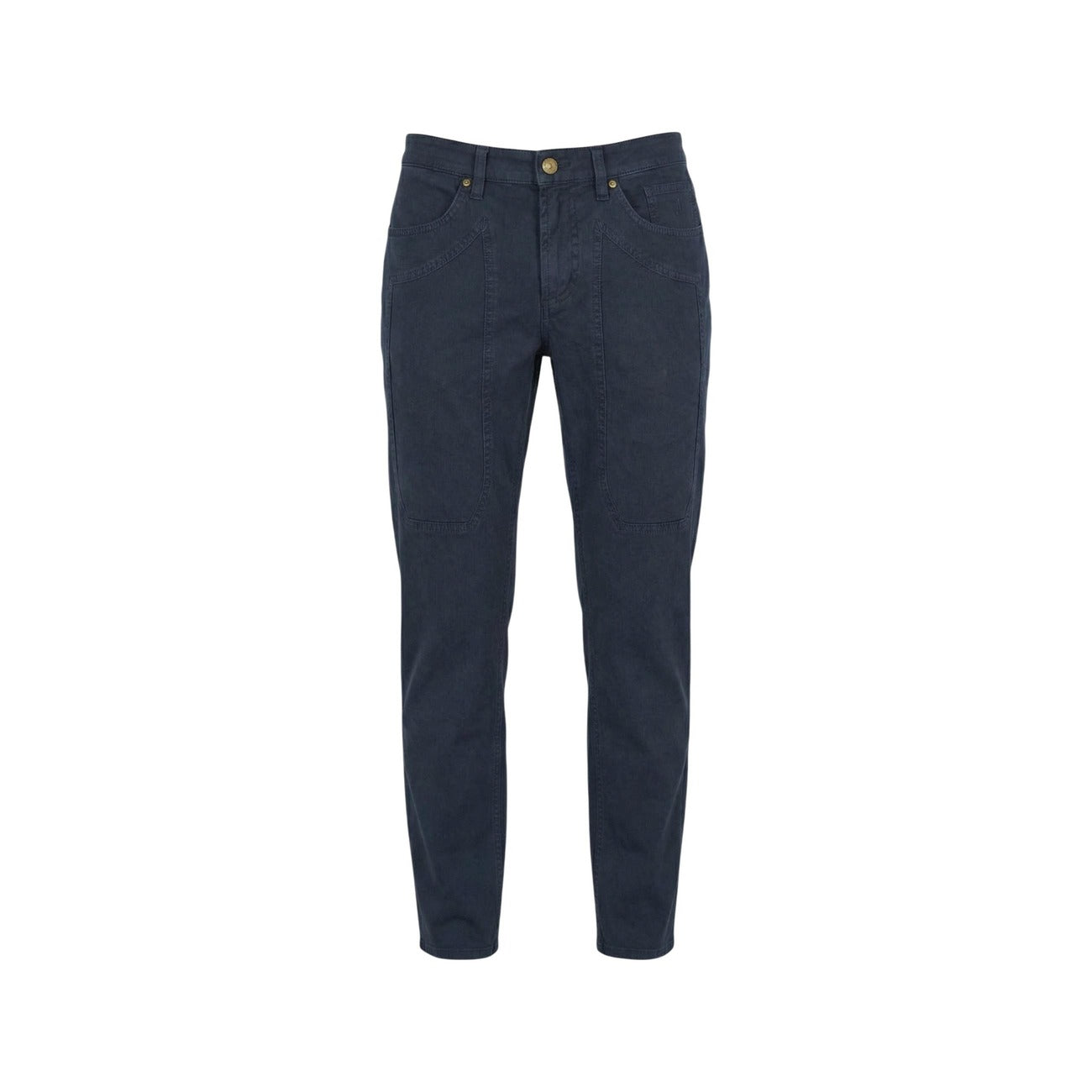 2457012 Jeckerson Pantaloni Blu Ciniglia Uomo