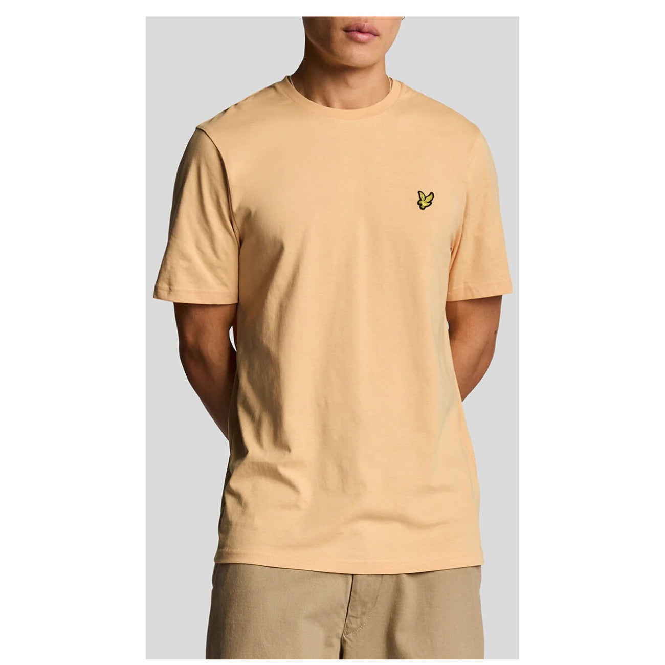 2416390 Lyle & Scott T-Shirt Cammello Stampa Uomo