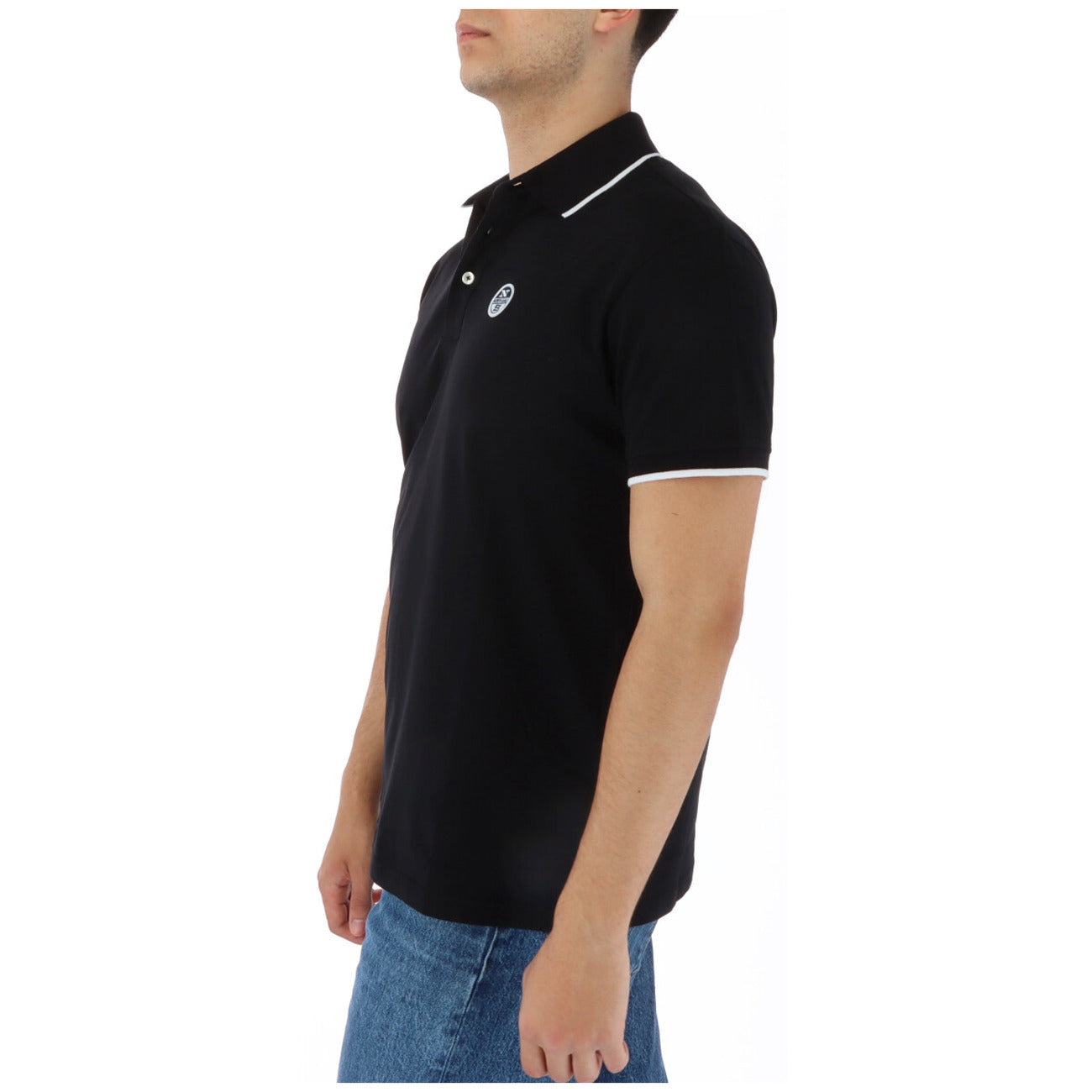 423887 North Sails Polo Nera Uomo