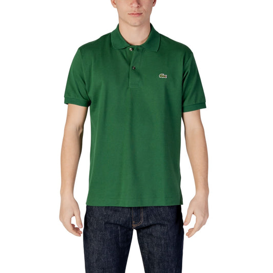 2412692 Lacoste Polo Verde Cotone Colletto Polo Maniche Corte Uomo