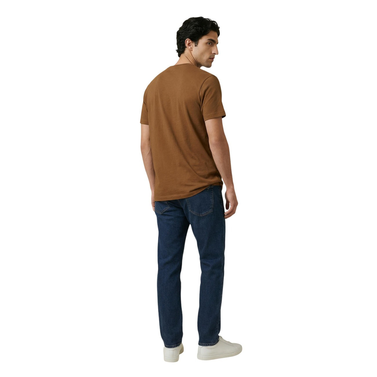 2455880 U.S. Polo Assn. T-Shirt Marrone Uomo