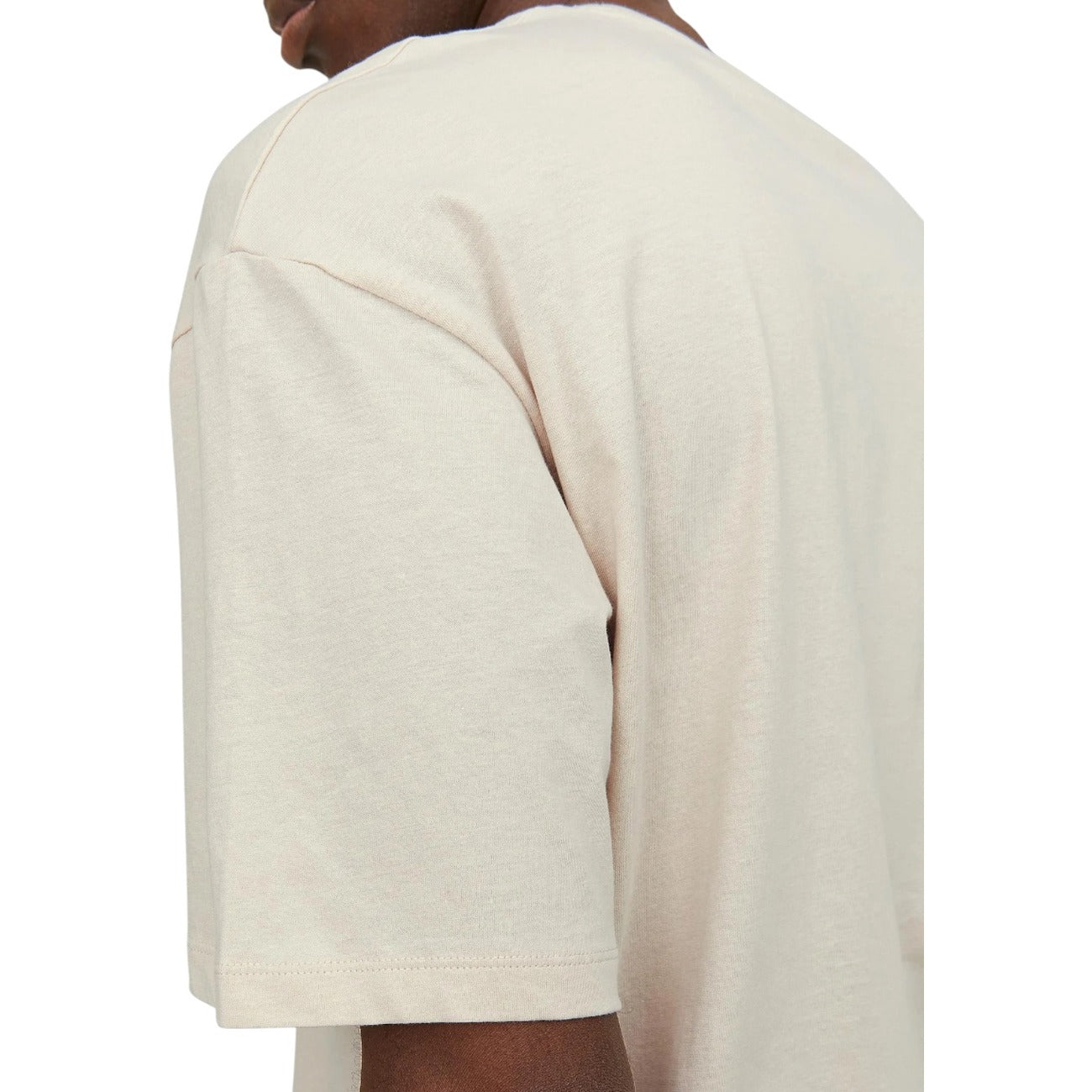 2325798 Jack & Jones T-Shirt Beige Monocromo Uomo