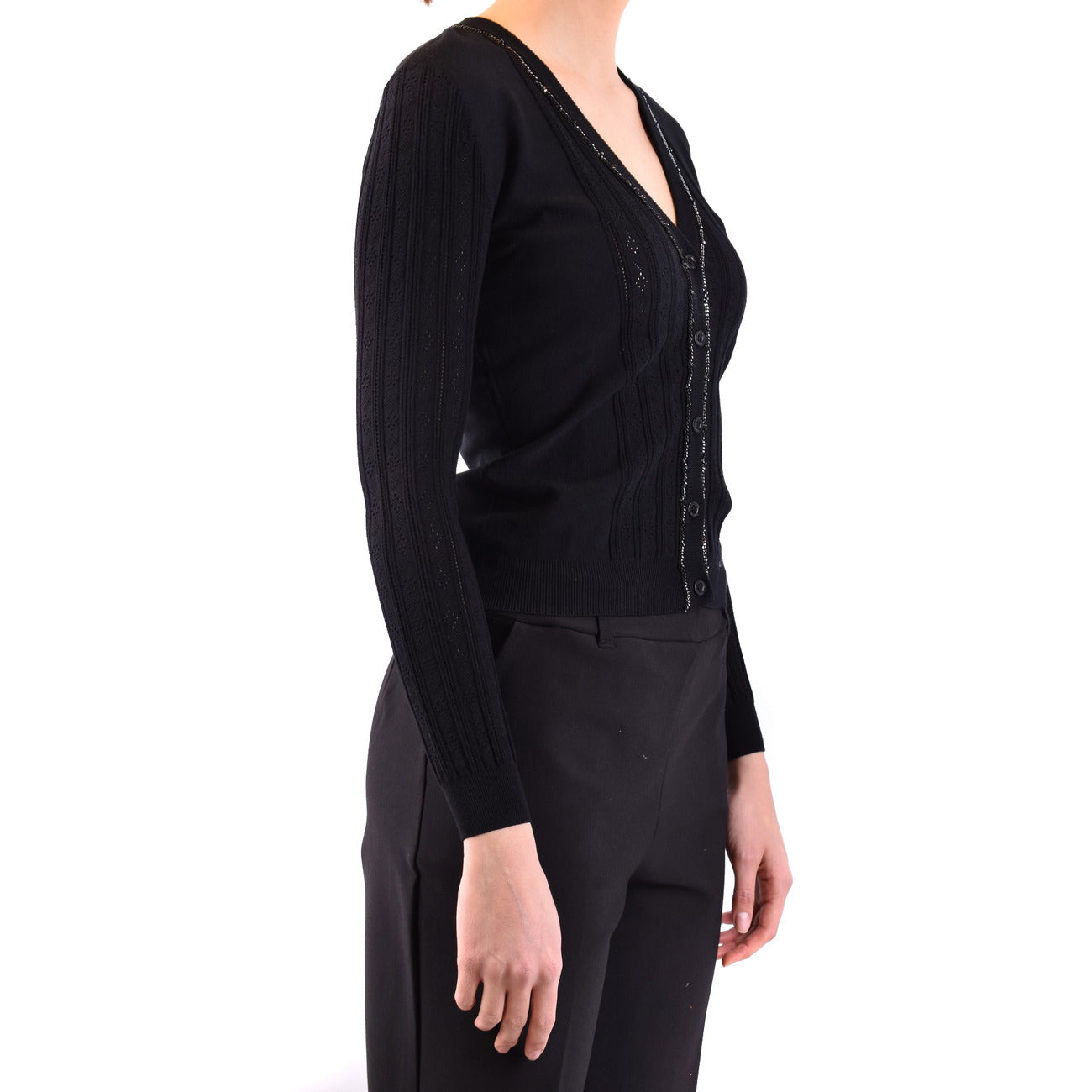 2425939 Boutique Moschino Cardigan Nero Donna