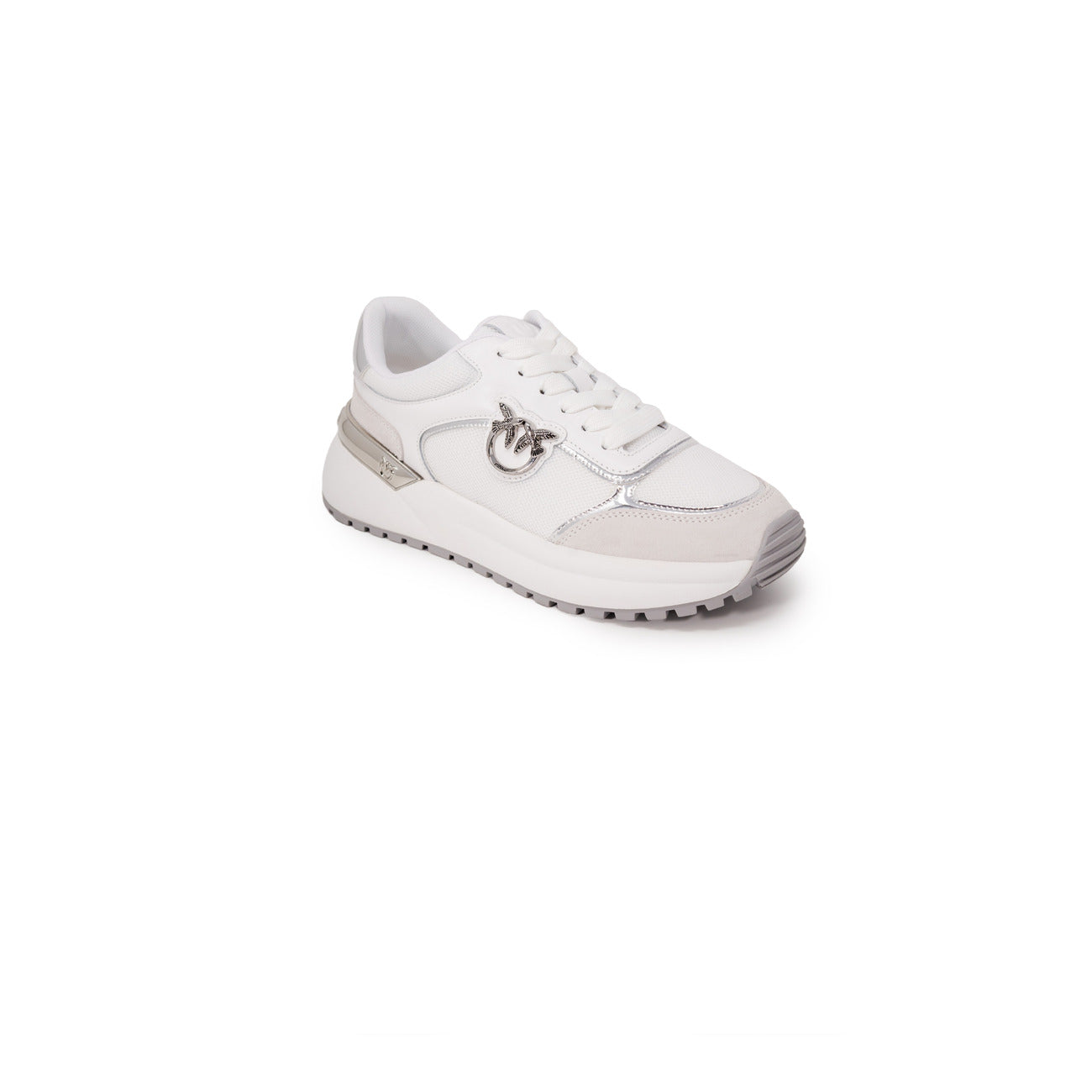 2195775 Pinko Sneakers Bianche Donna Pelle 100% Suola Gomma