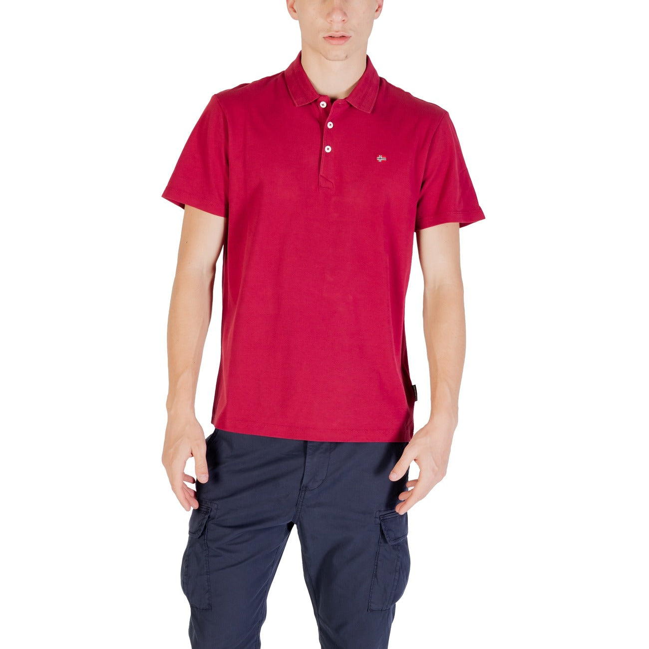 2422850 Napapijri Polo Bordeaux Uomo