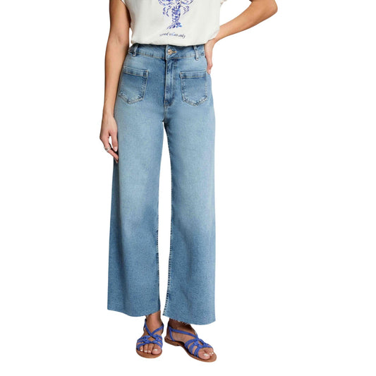 510422 Morgan De Toi Jeans Azzurri Effetto Consumato Donna