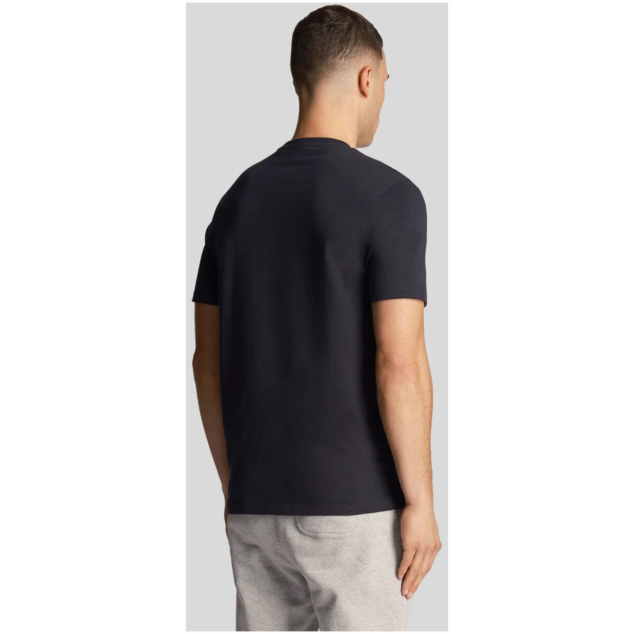 2324897 Lyle & Scott T-Shirt Blu Stampa Tasca Uomo
