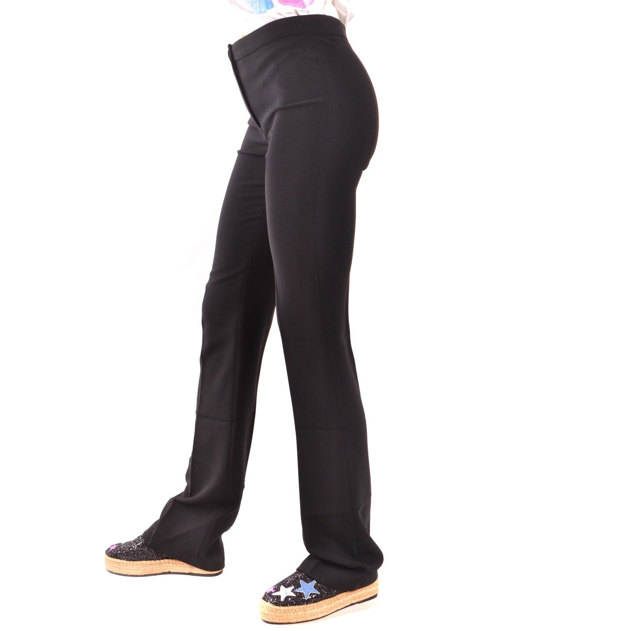 487172 Moschino Pantaloni Nero Donna