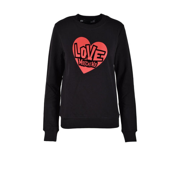 Felpa Girocollo Slim Fit L con Stampa Brand Heart